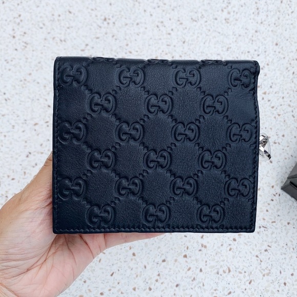 NWT Authentic Gucci Twin GG Leather Medium Wallet - Picture 1 of 7